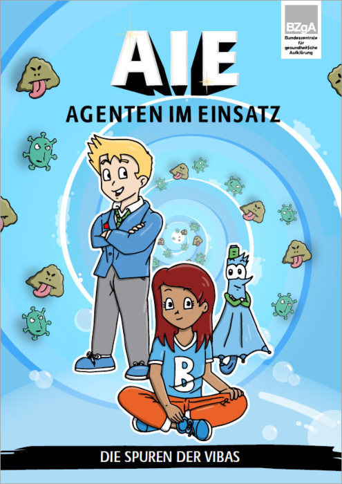 Comic zum Thema Hygiene "Agenten im Einsatz" main product photo