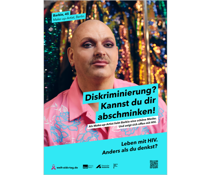 DIN A2-Plakat Welt-Aids-Tag »Arbeit« main product photo