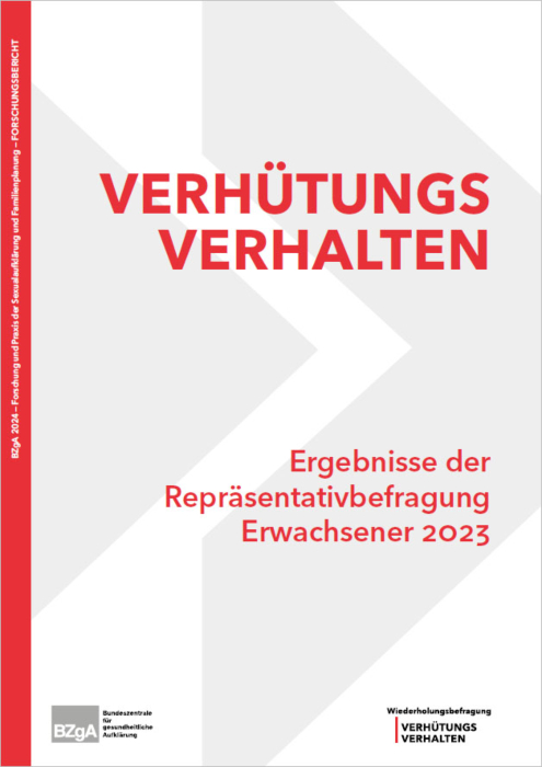Verhütungsverhalten Erwachsener 2023. Forschungsbericht zur Repräsentativbefragung main product photo