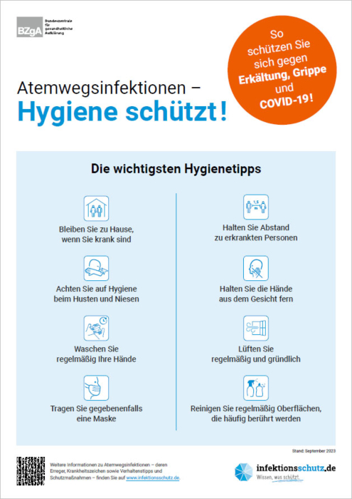 Atemwegsinfektionen - Hygiene schützt main product photo