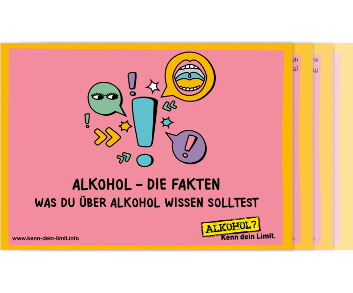 Alkohol? Kenn Dein Limit - Die Fakten main product photo