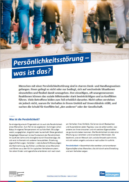 Persönlichkeitsstörung - was ist das? main product photo