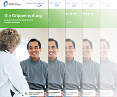 Das Bild zeigt eine Vorschau des Mediums "Die Grippeimpfung für chronisch Kranke"