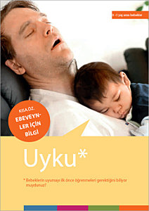 Broschüre KURZ.KNAPP. - Faltblatt Schlafen - Türkisch