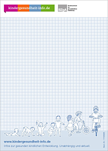 Block www.kindergesundheit-info.de - Notizblock "Entwicklung"