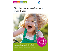 Das Bild zeigt eine Vorschau des Mediums "www.kindergesundheit-info.de - Infokarte"