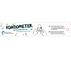 Das Bild zeigt eine Vorschau des Mediums "Kondometer für Jugendliche - Welches Kondom passt dir?"