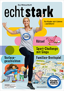 Das Bild zeigt eine Vorschau des Mediums "Mitmachheft "echt stark""