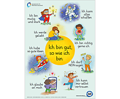 Affirmationsplakat "Kinder stark machen"