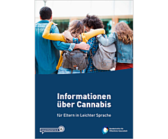 Das Bild zeigt eine Vorschau des Mediums "Elterninfo "Cannabis" - Leichte Sprache"