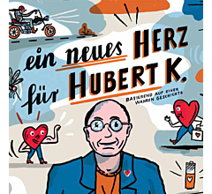 Das Bild zeigt eine Vorschau des Mediums "Graphic Novel "Ein neues Herz für Hubert K.""