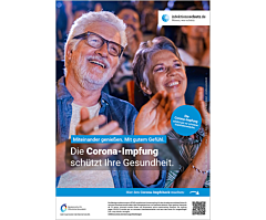 Das Bild zeigt eine Vorschau des Mediums "Die Corona-Impfung schützt Ihre Gesundheit."