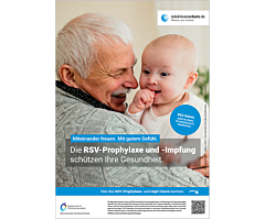 Das Bild zeigt eine Vorschau des Mediums "Die RSV-Prophylaxe und -Impfung schützen Ihre Gesundheit"