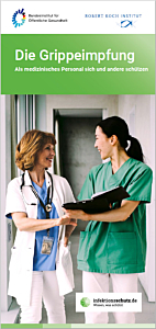 Das Bild zeigt eine Vorschau des Mediums "Die Grippeimpfung für medizinisches Personal"