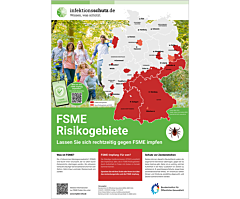 Das Bild zeigt eine Vorschau des Mediums "FSME-Risikogebiete in Deutschland"