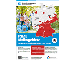 Das Bild zeigt eine Vorschau des Mediums "FSME-Risikogebiete in Deutschland"