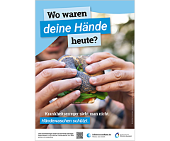 Wo waren deine Hände heute? – Motiv Bagel