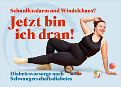Das Bild zeigt eine Vorschau des Mediums "Infokarte „Schwangerschaftsdiabetes“"