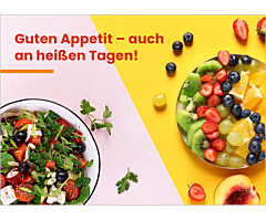 Verteilkarte Tipps Ernährung Klima-Mensch-Gesundheit