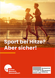 Abbildung - Verteilkarte-Tipps Sport bei Hitze Klima-Mensch-Gesundheit