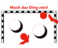 Das Bild zeigt eine Vorschau des Mediums "LIEBESLEBEN-Postkarte &raquo;Mach das Ding rein&laquo;"
