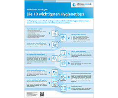 Plakat "10 Hygienetipps"