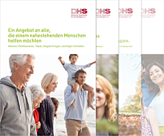 Broschüre Ein Angebot an alle, die einem nahestehenden Menschen helfen möchten: Alkohol, Medikamente, illegale Drogen, Nikotin, süchtiges Verhalten?