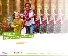 Broschüre Tut uns gut - Übergewicht vorbeugen mit Bewegung, Ernährung und Entspannung