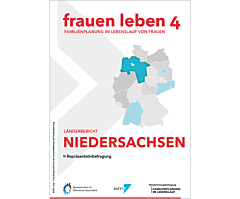 Das Bild zeigt eine Vorschau des Mediums "Repr&auml;sentativbefragung frauen leben 4 &ndash; Familienplanung im Lebenslauf Niedersachsen"