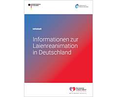 Infoblatt - Informationen zur Laienreanimation in Deutschland