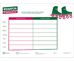 Das Bild zeigt eine Vorschau des Mediums "Bewegungsplan: Mitmachangebot  Ern&auml;hrung - Bewegung - Stressregulation"