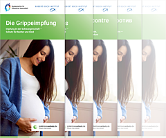 Das Bild zeigt eine Vorschau des Mediums "Die Grippeimpfung für Schwangere"