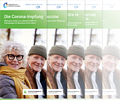 Das Bild zeigt eine Vorschau des Mediums "Die Corona-Impfung für Menschen ab 60 Jahren"