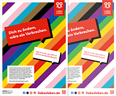 Das Bild zeigt eine Vorschau des Mediums "LIEBESLEBEN-Innenraumplakat Vielfalt"