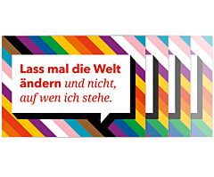 Das Bild zeigt eine Vorschau des Mediums "LIEBESLEBEN-Postkarten zum Thema Vielfalt"