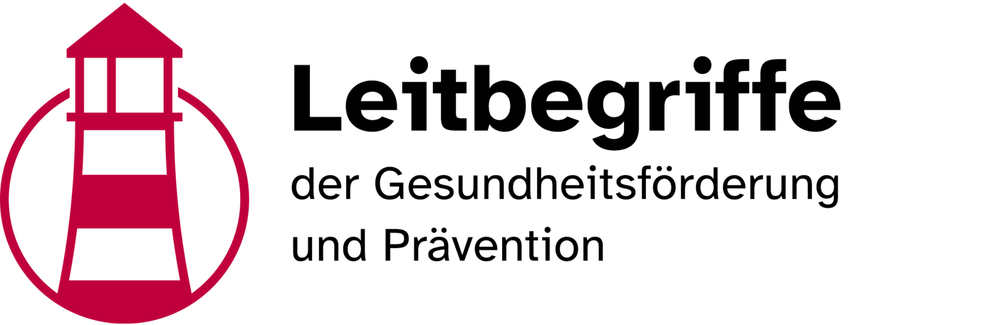 Logo Leitbegriffe der Gesundheitsf&ouml;rderung und Pr&auml;vention 